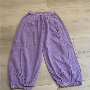 Free People Lavender Harem Lightweight Pants SZ XS